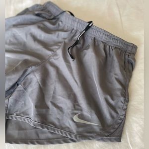 Nike Women’s Dri-Fit Gray Running Shorts with Liner, Size XS